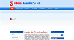 Desktop Screenshot of bilaspurrefractories.com